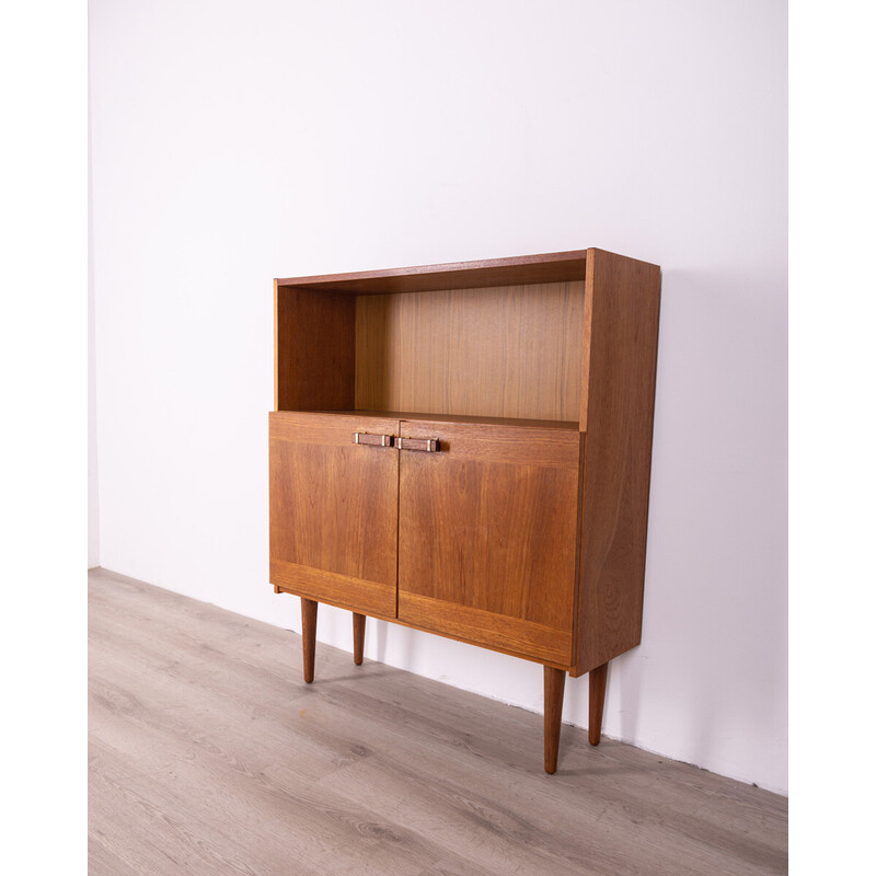 Vintage highboard in teak wood, 1960s