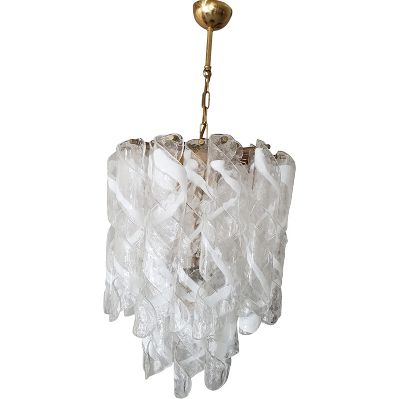 Murano glass chandelier produced by Mazzega - 1960s