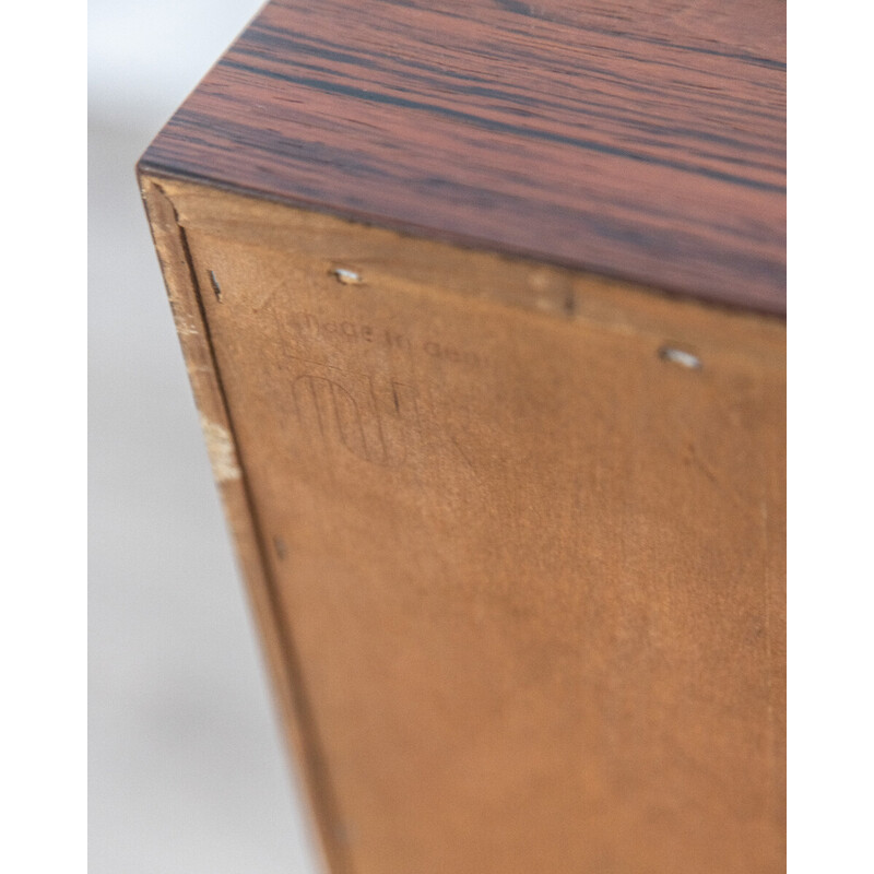 Vintage sideboard in rosewood with two hinged doors by Poul Hundevad, 1960s