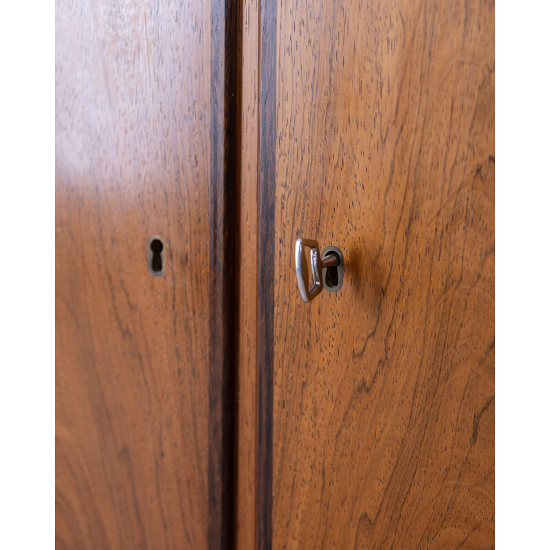 Vintage sideboard in rosewood with two hinged doors by Poul Hundevad, 1960s