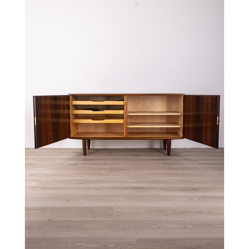 Vintage sideboard in rosewood with two hinged doors by Poul Hundevad, 1960s