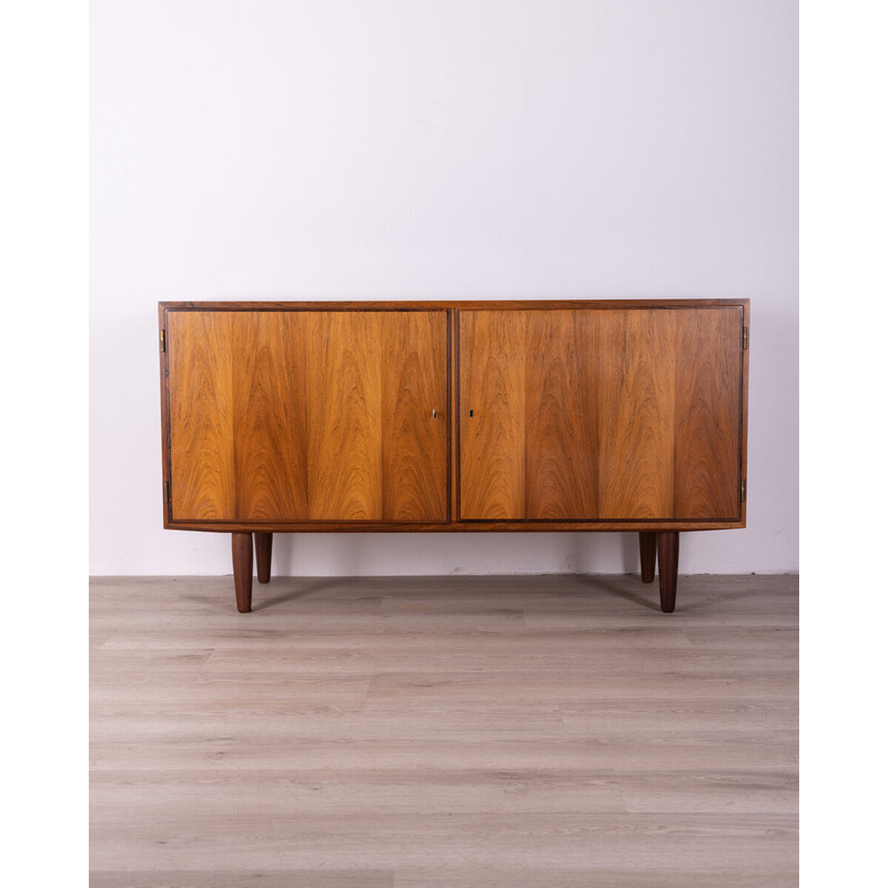 Vintage sideboard in rosewood with two hinged doors by Poul Hundevad, 1960s