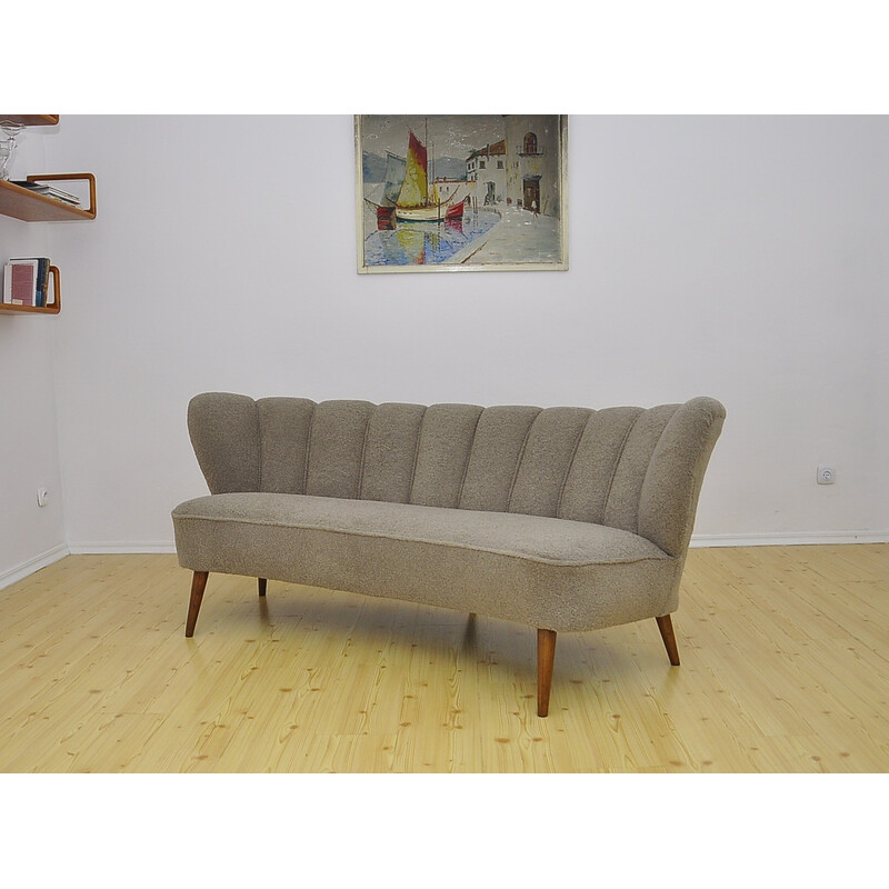 Vintage semicircular cocktail sofa, 1960s