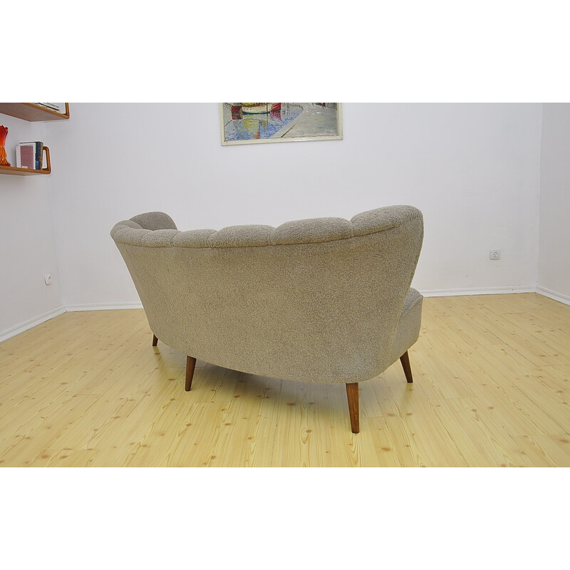 Vintage semicircular cocktail sofa, 1960s