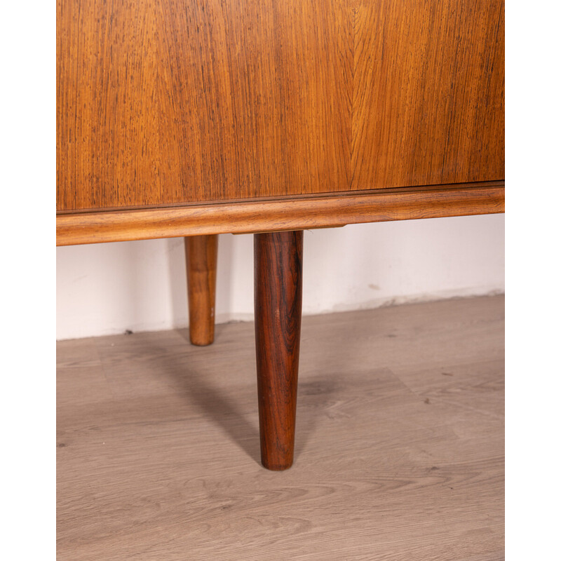 Vintage rosewood sideboard with two sliding doors, 1960s