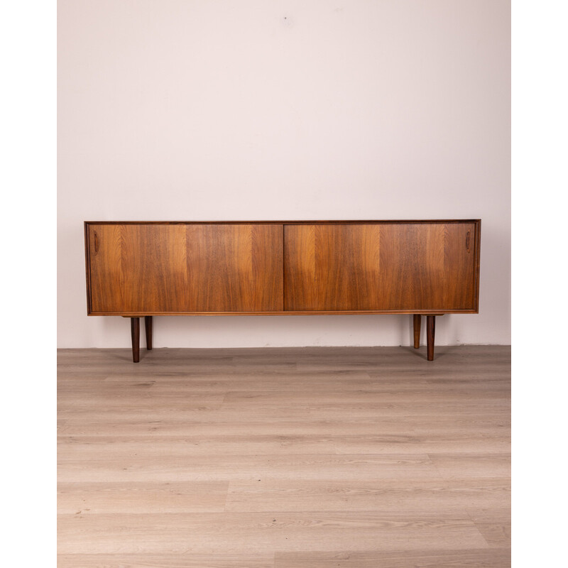 Sideboard aus Palisanderholz mit zwei Schiebetüren, 1960er Jahre