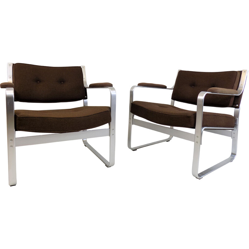 Pair of vintage Mondo armchairs by Karl-Erik Ekselius for Joc Möbel