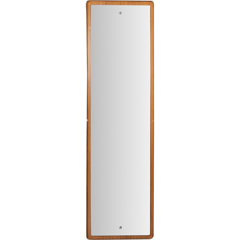 Vintage mirror in brushed aluminum, 1970