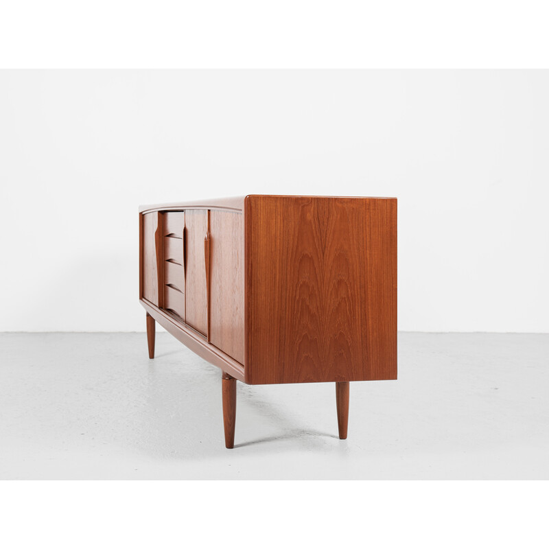 Credenza danese di metà secolo in teak di Axel Christensen per Aco Møbler, 1960