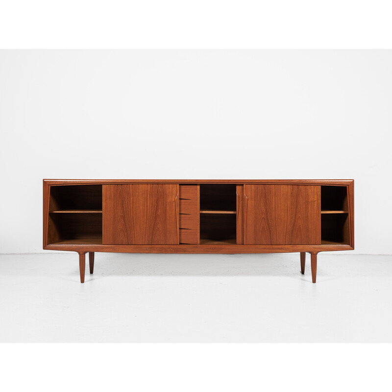 Credenza danese di metà secolo in teak di Axel Christensen per Aco Møbler, 1960