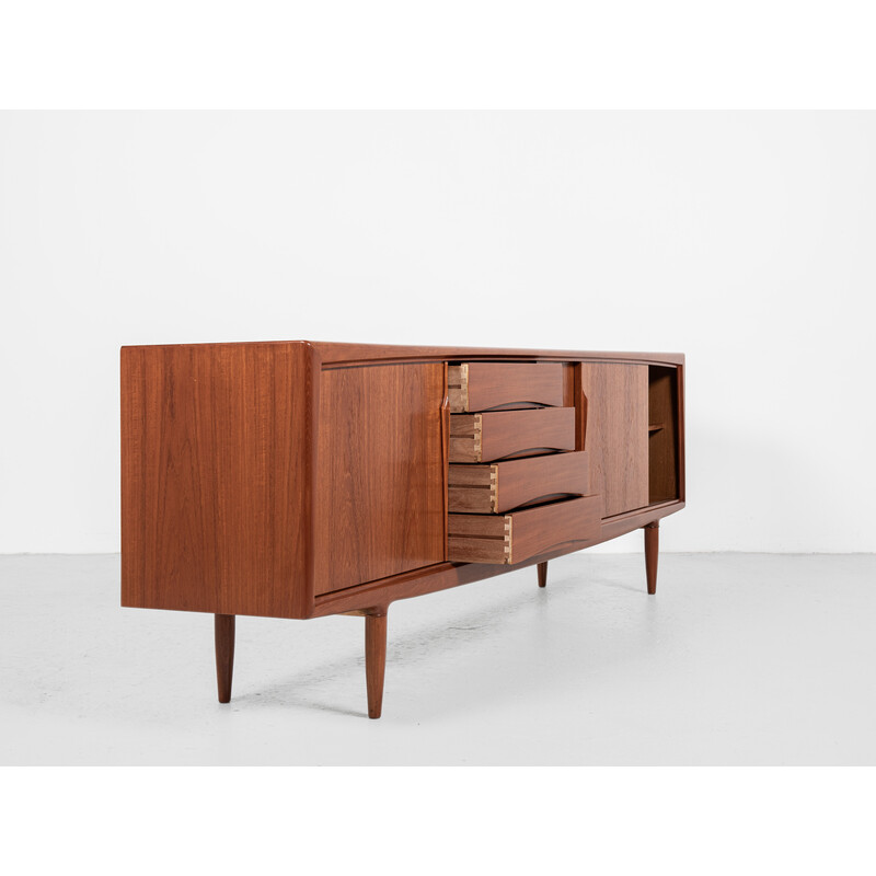 Credenza danese di metà secolo in teak di Axel Christensen per Aco Møbler, 1960