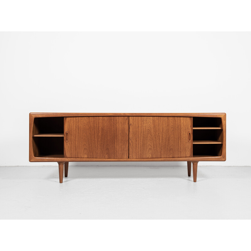 Credenza danese di metà secolo in teak di Hp Hansen, anni '60