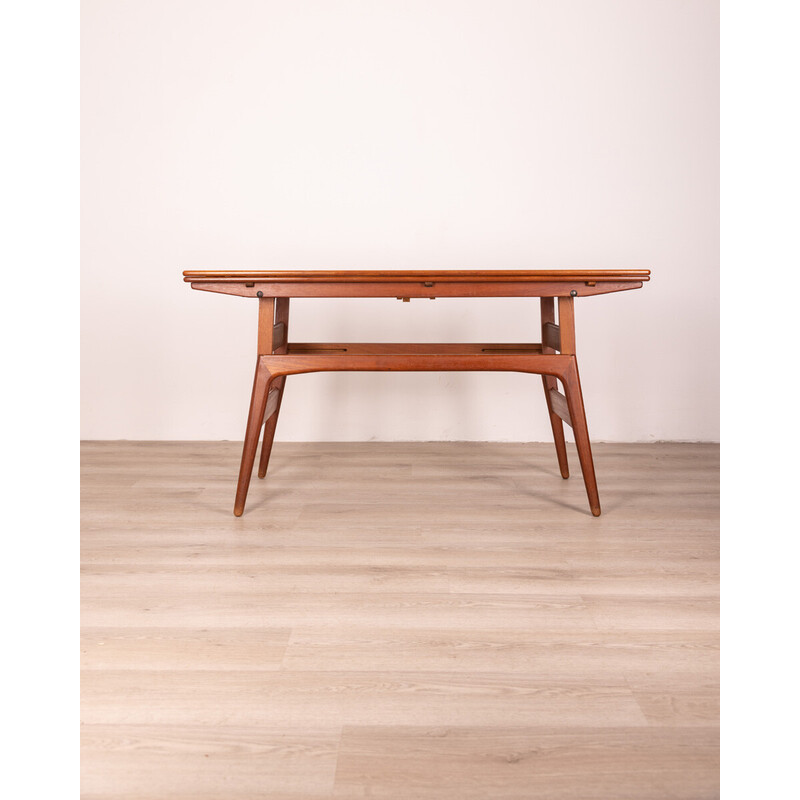 Vintage Copenhagen coffee table in teak wood, 1960s