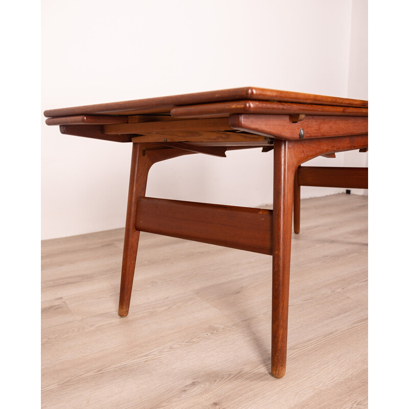 Vintage Copenhagen coffee table in teak wood, 1960s