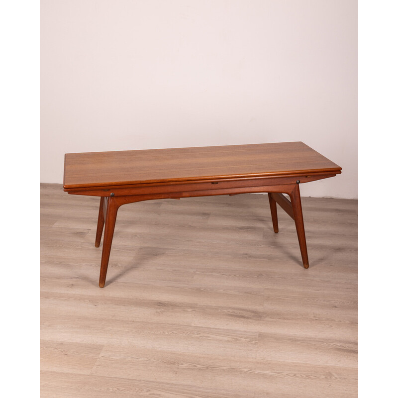 Mesa de centro vintage Copenhagen en madera de teca, años 60