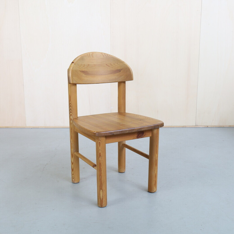 Set of 6 vintage dining chairs in pinewood by Rainer Daumiller for Hirtshals Sawaerk, 1970s