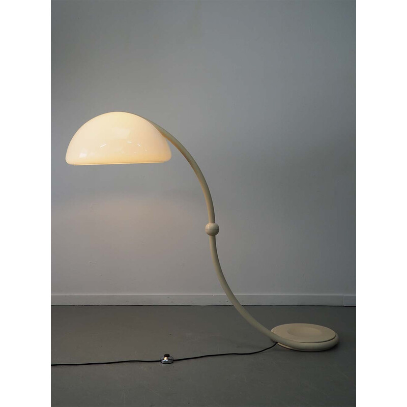 Lámpara de pie vintage Serpente de Elio Martinelli, Italia