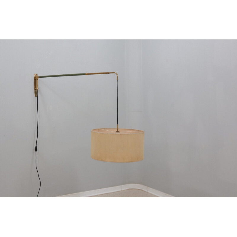 Mid century extendable wall lamp, 1950s