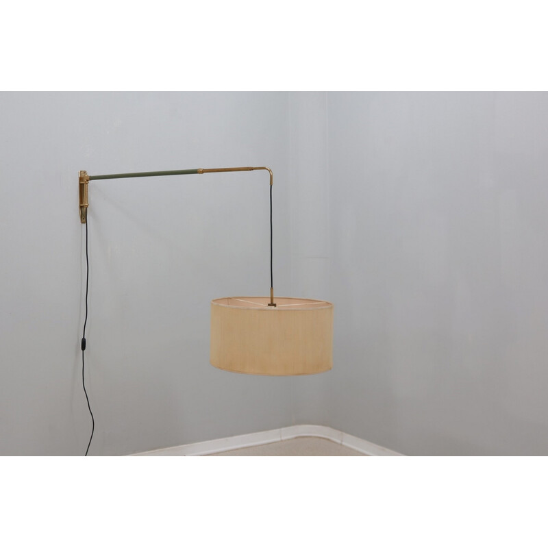 Mid century uitschuifbare wandlamp, 1950