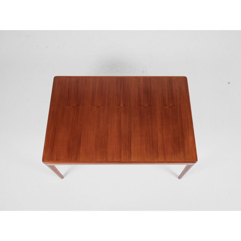 Mid century Danish dining table in teak by Hw Klein for Bramin, 1970