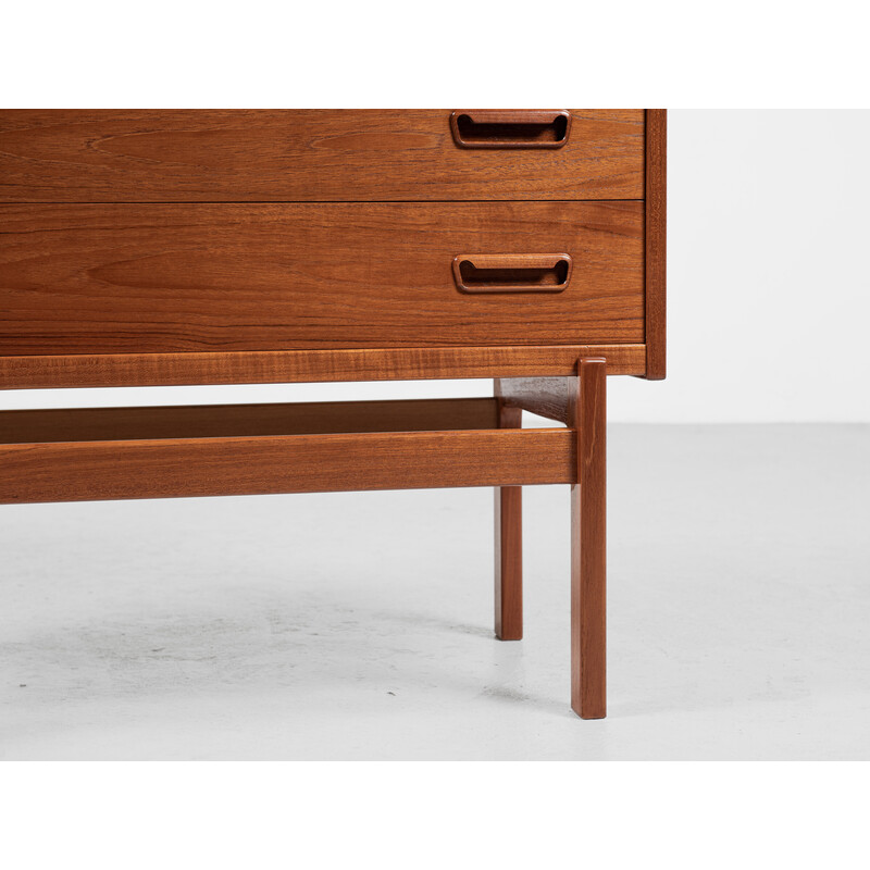 Vintage secretary in teak by Arne Wahl Iversen for Vinde Møbelfabrik, Denmark 1960s