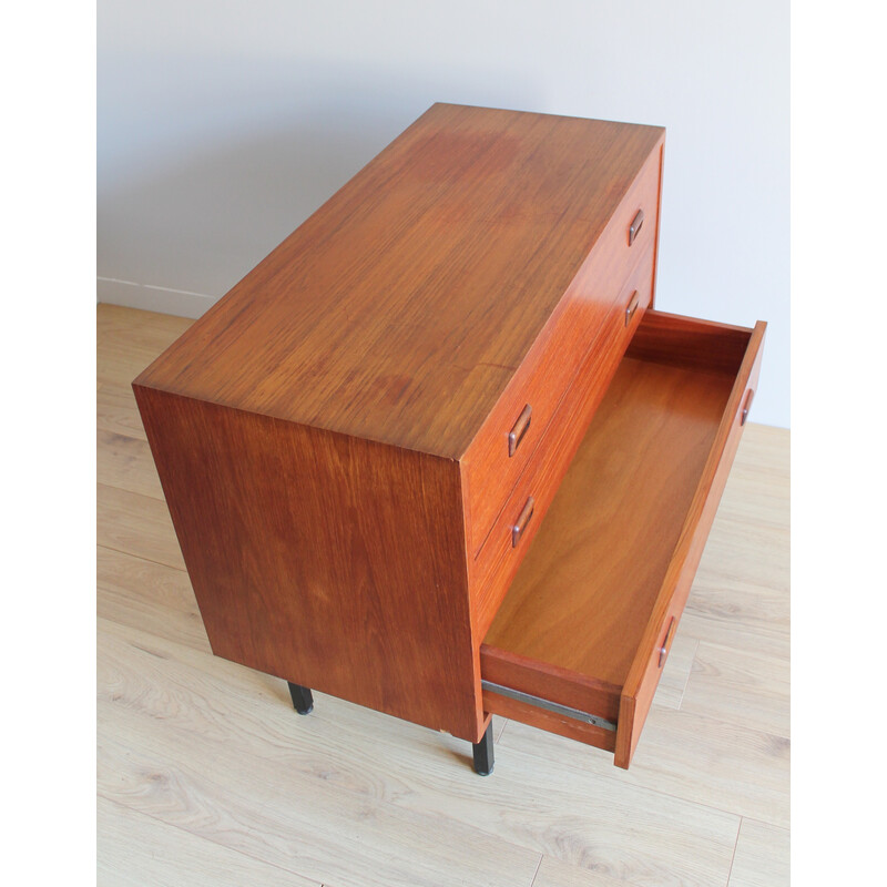 Vintage teak chest of drawers, 1960