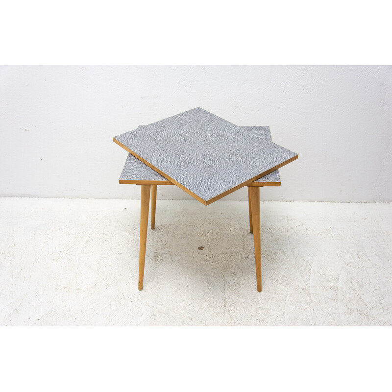 Mid century positioning side table by Interiér Praha, Czechoslovakia 1960s