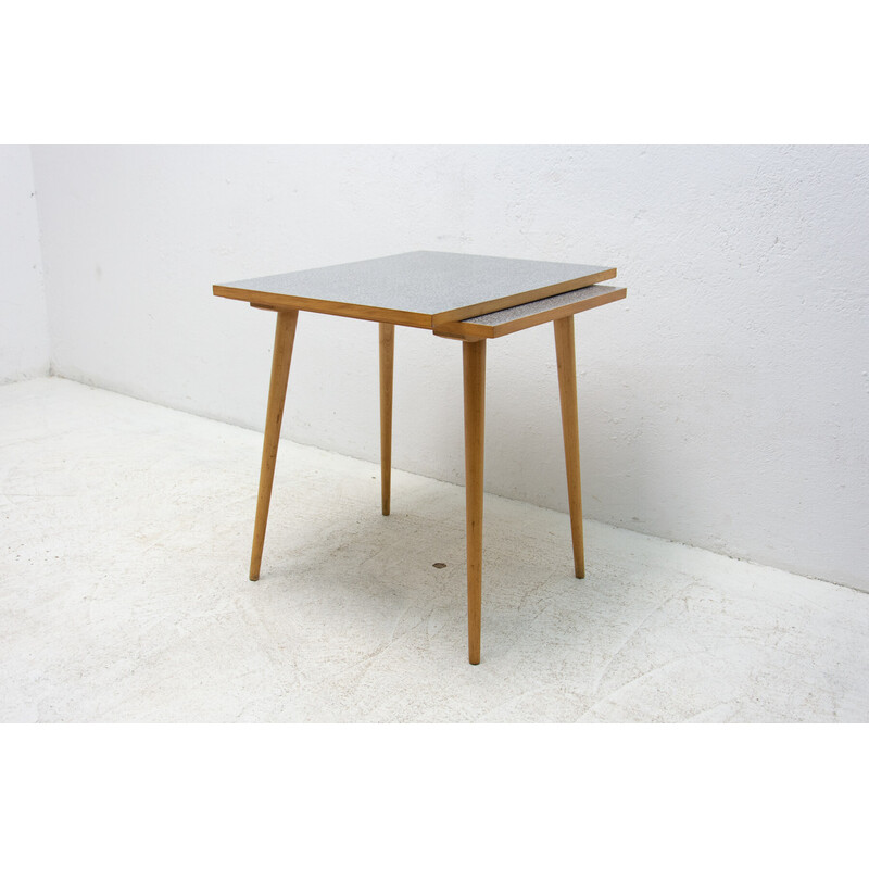 Mid century positioning side table by Interiér Praha, Czechoslovakia 1960s