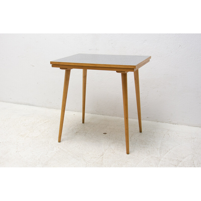 Mid century positioning side table by Interiér Praha, Czechoslovakia 1960s