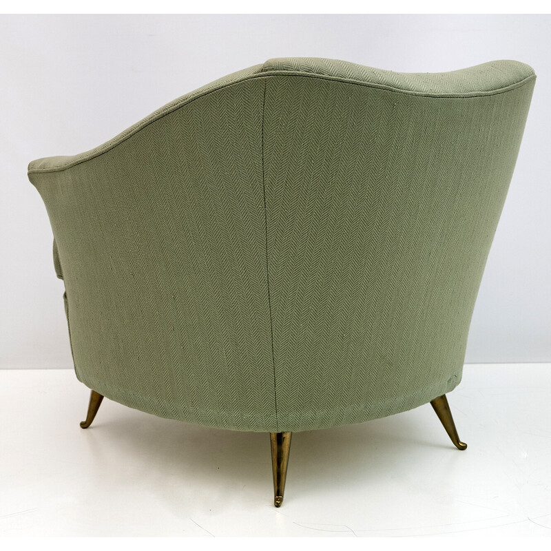 Pareja de sillones italianos vintage de Gio Ponti para Casa E Giardino, años 30