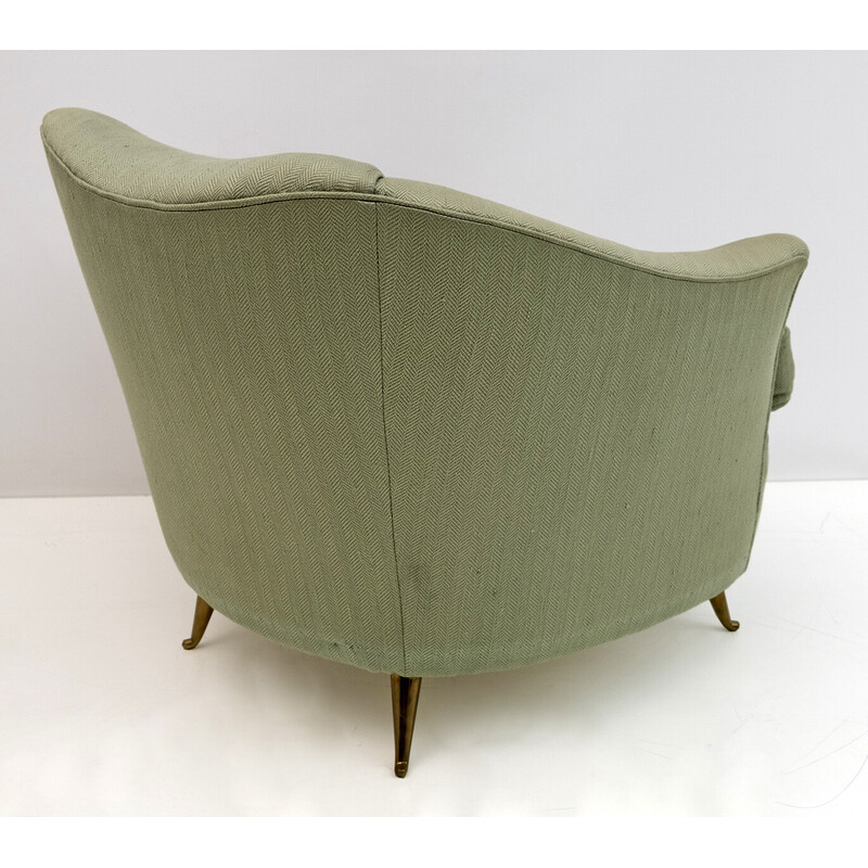 Par de poltronas italianas vintage de Gio Ponti para Casa E Giardino, década de 1930