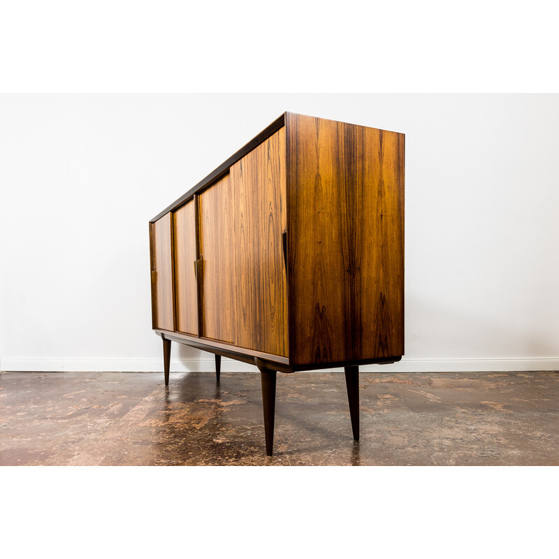 Vintage highboard modelo 19 por Omann Jun, Dinamarca Anos 60