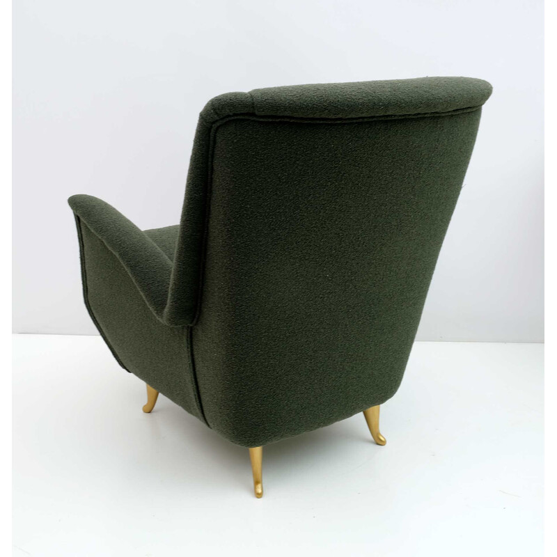 Italienischer Sessel aus der Mitte des Jahrhunderts von Gio Ponti für Isa Bergamo, 1950er Jahre