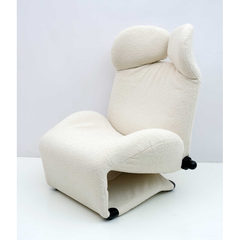 Vintage Wink fauteuil van Toshiyuki Kita voor Cassina, Italië 1980