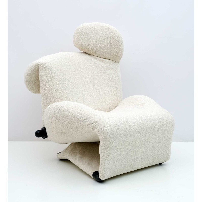 Cadeirão Vintage Wink de Toshiyuki Kita para Cassina, Itália 1980