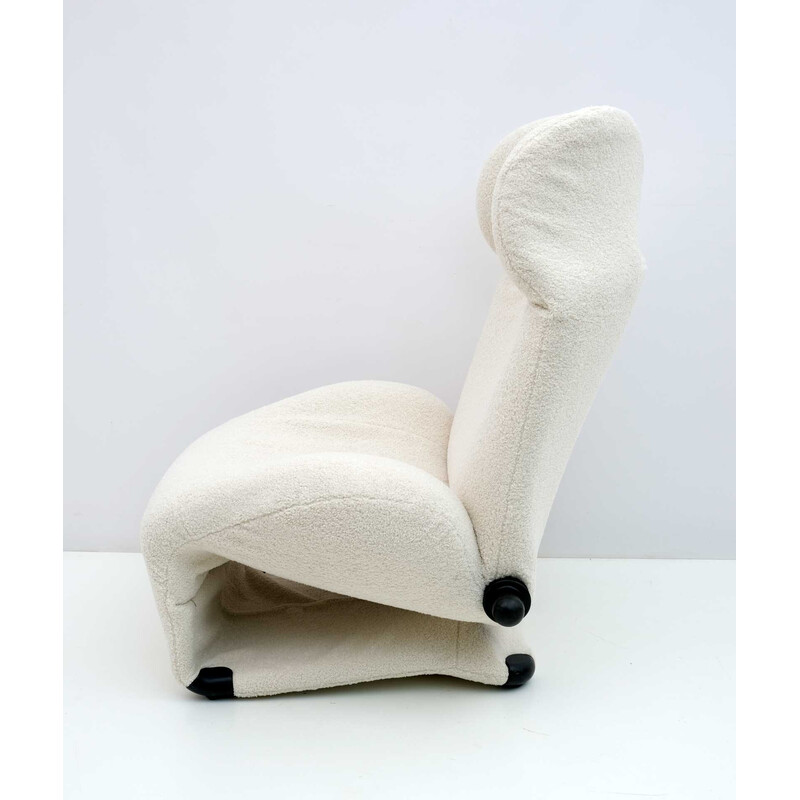 Vintage Wink fauteuil van Toshiyuki Kita voor Cassina, Italië 1980