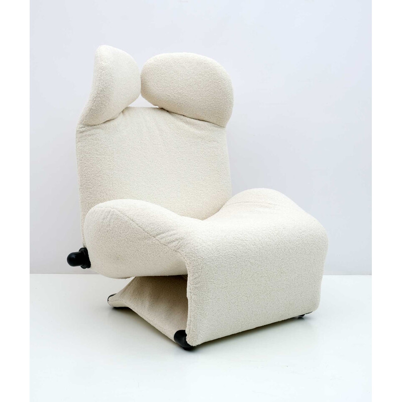 Cadeirão Vintage Wink de Toshiyuki Kita para Cassina, Itália 1980