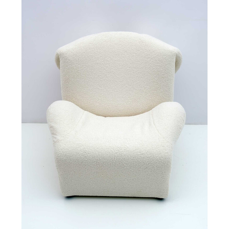 Vintage Wink armchair by Toshiyuki Kita for Cassina, Italy 1980s