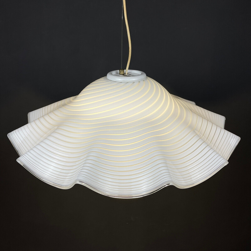 Vintage Murano glass pendant lamp, Italy 1970s