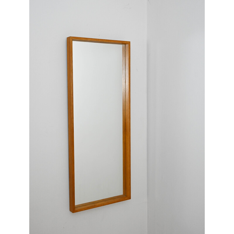 Scandinavian vintage rectangular mirror, 1960s