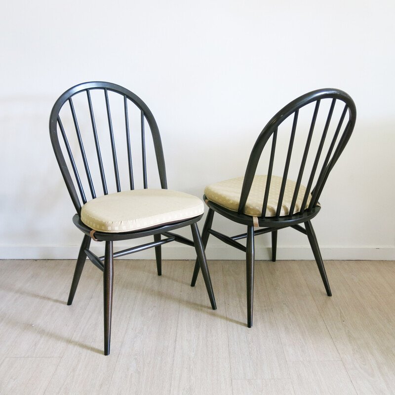 Pair of Windsor Chairs by Lucian Ercolani for Ercol, 1970s