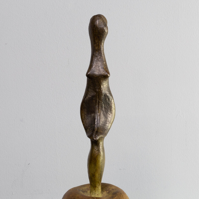 Vintage sculpture "abstract woman on a balloon" by Godfried Pieters, 1960