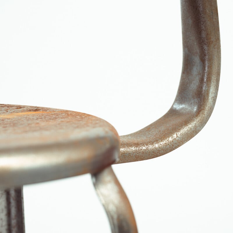 Vintage Whale back bar stools in metal