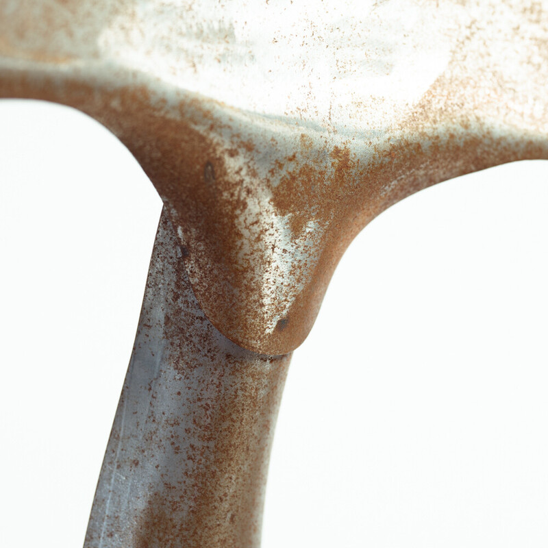 Vintage Whale back bar stools in metal