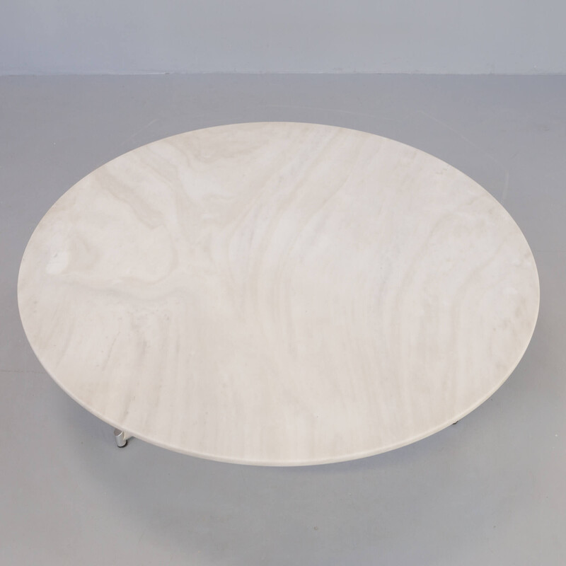Table basse vintage en marbre 'T105' par Preben Fabricius et Jorgen Kastholm pour Kill International, 1960