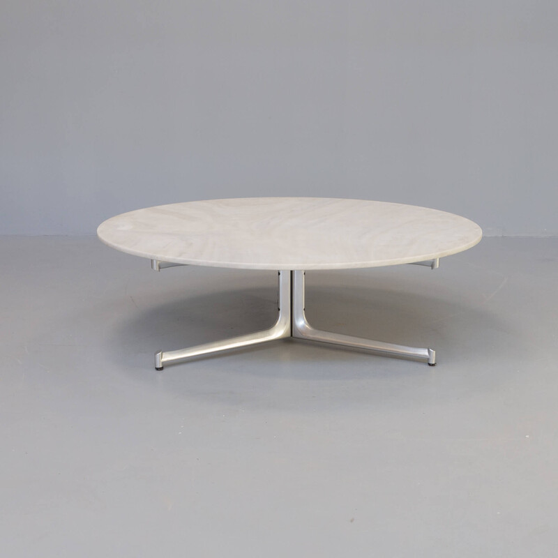 Tavolino vintage in marmo 'T105' di Preben Fabricius e Jorgen Kastholm per Kill International, 1960