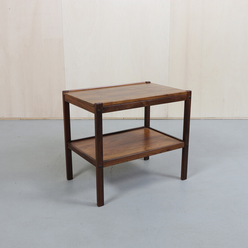 Vintage side table in rosewood by Artie Sweden, 1970s