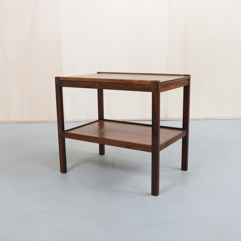 Table d'appoint vintage en bois de rose par Artie Sweden, 1970