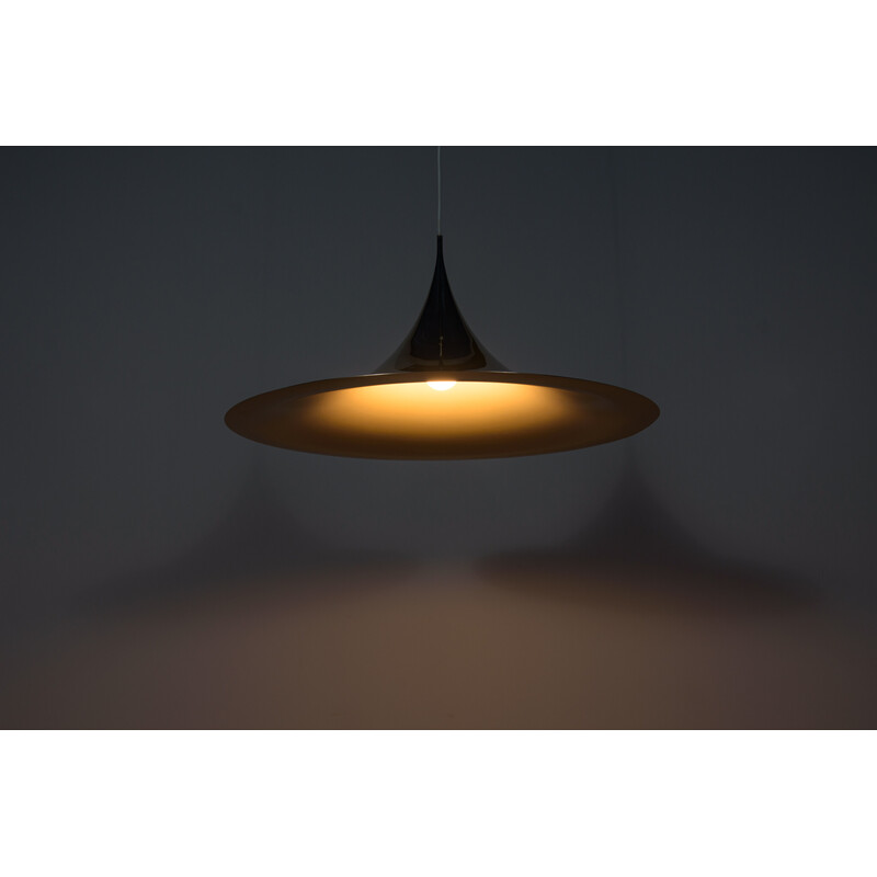 Vintage Semi pendant lamp by Claus Bonderup and Torsten Thorup for Fog and Mørup, 1970s