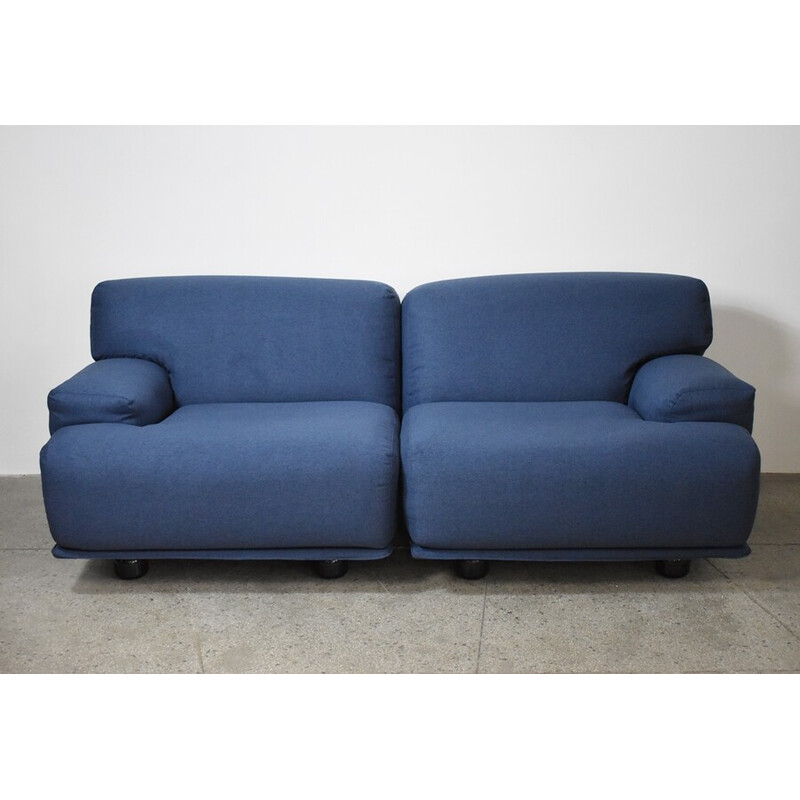Zweisitziges Sofa von Vico Magistretti für Cassina, Italien 1975